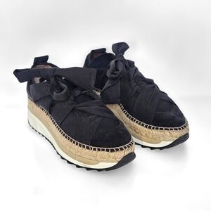 ATELIERS Women's Sneaker Espadrille in Morrissey Black Size 37